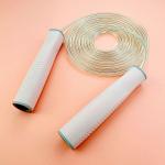 ISO9001 2.6m Metal Wire Skipping Rope PVC Pro Fitness Weighted