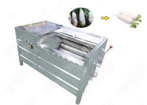 China 700kg/H Potato Washing And Peeling Machine For Rubbing / Peeling on sale
