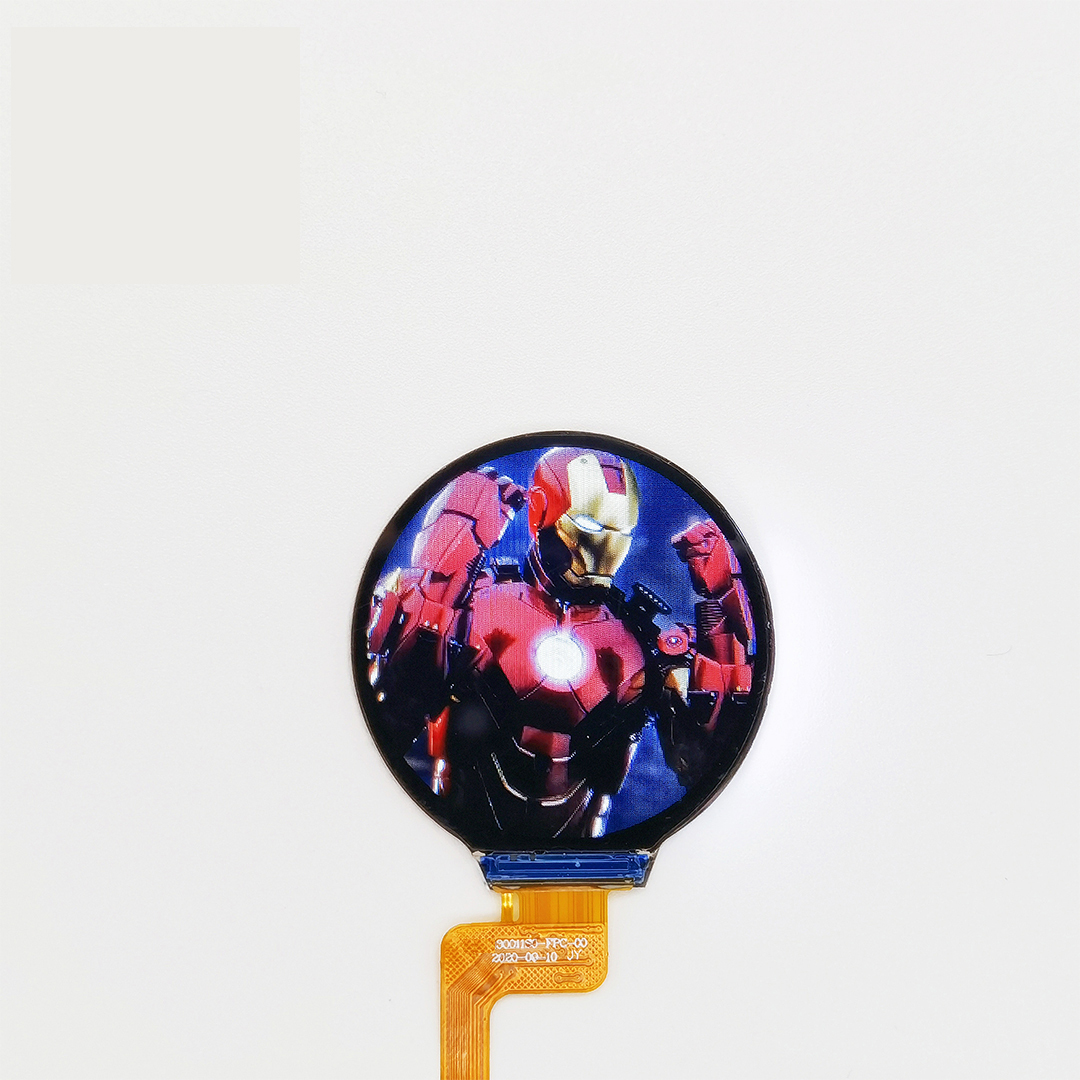 1.3 inch round TFT display side view