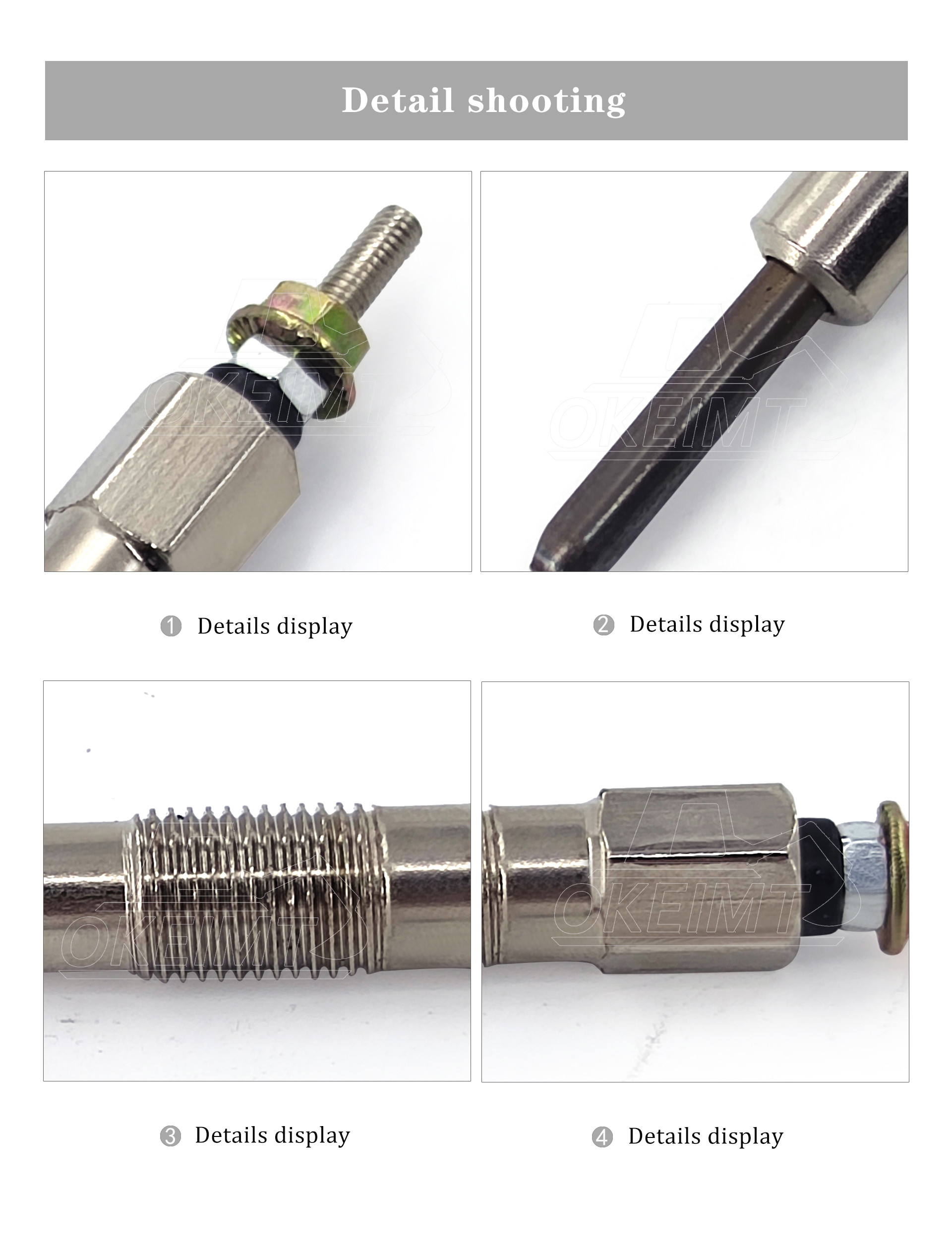 6x Glow Plug For Isuzu Bus Foward 6BB1 6BD1 6BF1 6BG1 6HE1 Diesel Engine 24V