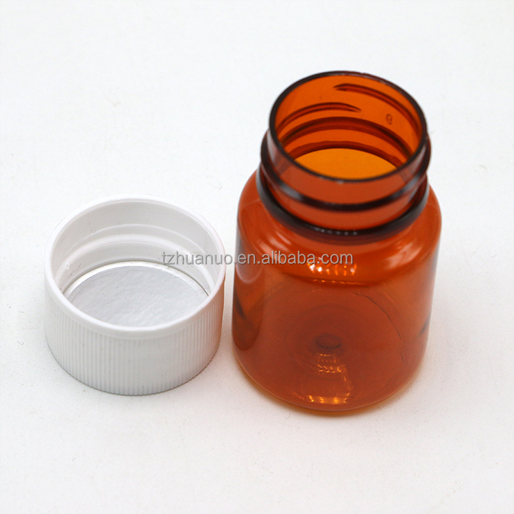 Medicine 25mL PET Plastic Bottle with Child Safety Lids and Customized Color Options