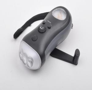 China CE ROHS certificated rechargeable dynamo flashlight factory