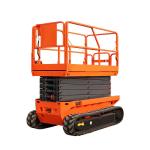 Aerial Work Platform 230kg Self Propelled Hydraulic Tracked Scissor Lift
