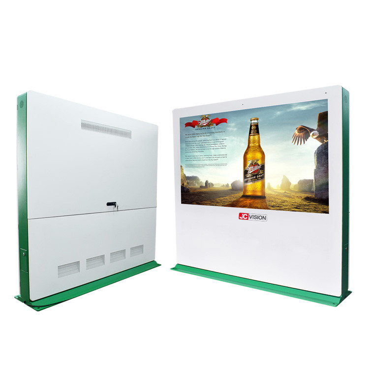 IP65 Outdoor Waterproof LCD Display Kiosk , 86inch Totem Digital Signage