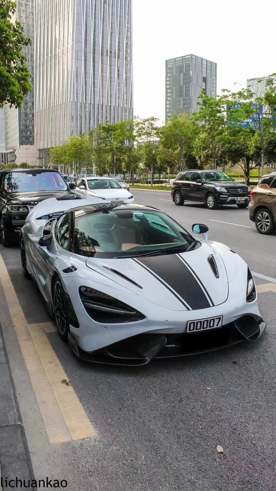 For McLaren 720s Body Kit 720S Upgrades the 765LT Style Carbon Fiber Front and Rear Bumper Spoiler Body Kit