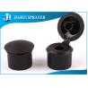 Buy cheap Customized Easy Open Plastic Flip Top Caps Hot Stamping Frosting For Dispensing from wholesalers