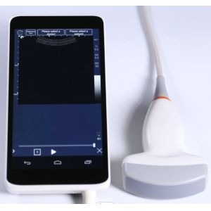 China 128 Elements Power Probe Pocket Ultrasound Scanner Machine 64GB on sale
