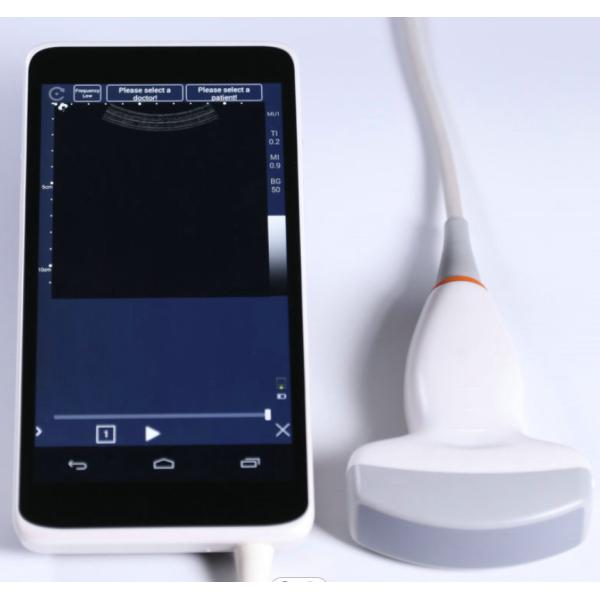 China 128 Elements Power Probe Pocket Ultrasound Scanner Machine 64GB factory