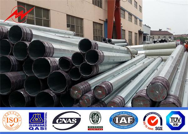 Stainless Steel Fastened Bolts and Nuts Durable Steel Power Pole Easy Maintenanc