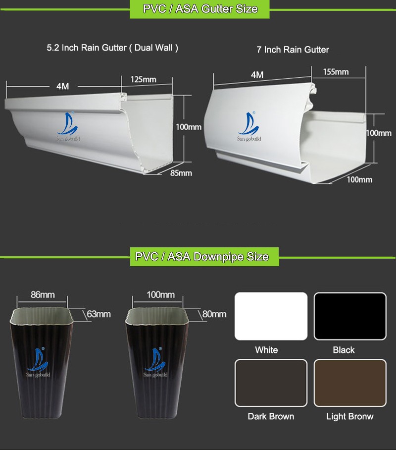 China Rain Water Collector, Rain Roof Gutter Philippines (2).jpg