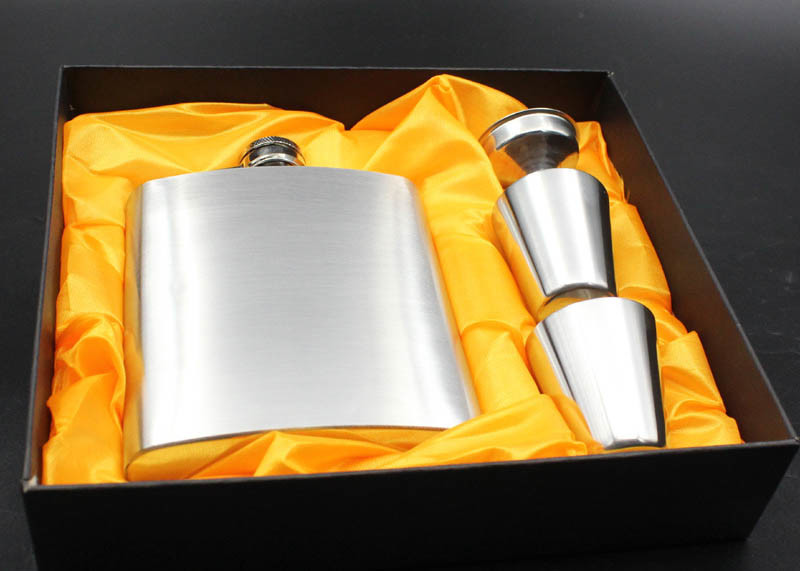 7 Oz Small Wine Pot Pocket Hip Flask High End Set Adult Use Logo Printed