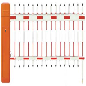 China Fence Magnetic Security Boom Barrier Gate 6M 90W 220V Adjustable Running Speed factory