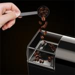 Stainless Steel Burr Coffee Grinder Non Slip Feet Flat Burr Coffee Bean Machine