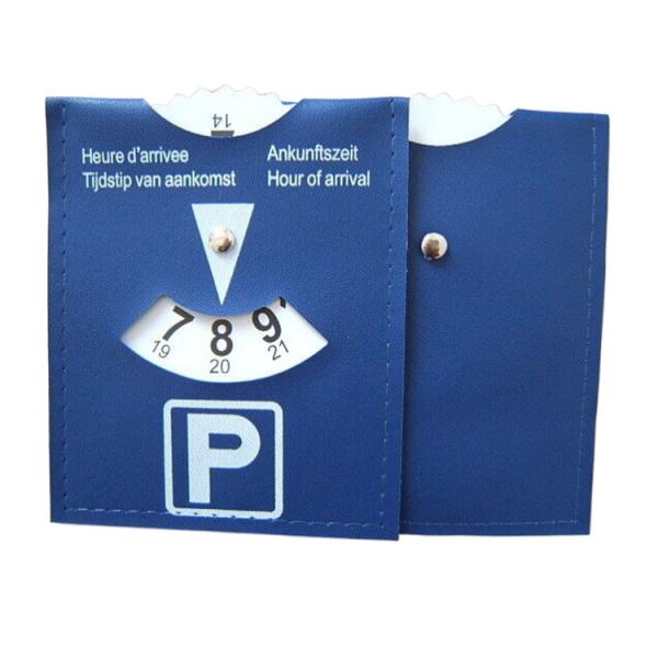 Universal Year Durable PVC and Cardboard Window Cleaner Parking Disk with Tire