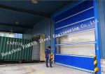 High Speed Industrial Garage Doors Lift Up Roller Shutter Door With Pedestrian