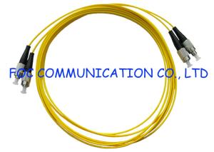 China FTTH FC Fiber Optic Patch Cord Duplex Bend Insensitive Fiber Metal Housing factory