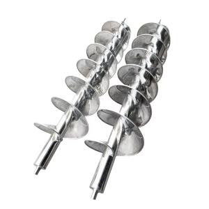 China 2025 Custom Auger Stainless Steel Feedscrew Factory Barrel Worm Harden Steel Feed Screw factory