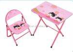 Kids Salon Furniture Foldable Child Seat and Table for Home Furniture Daily