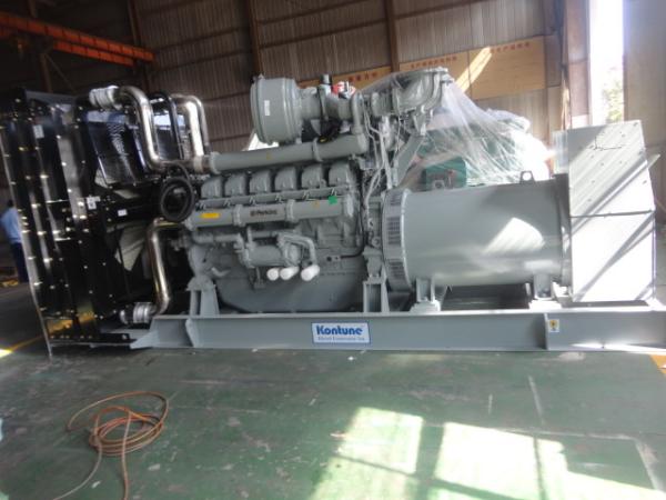 50HZ 1500RPM MITSUBISHI Diesel Generator Set , Open Type Mitsubishi Electric