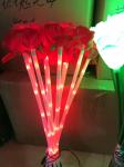 Outdoor ROSE flower LED Fairy String Lights Christmas Party Wedding Holiday