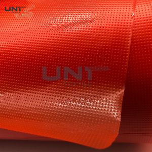 Red LDPE Hot Melt Embroidery Backing Fabric 152cm Width