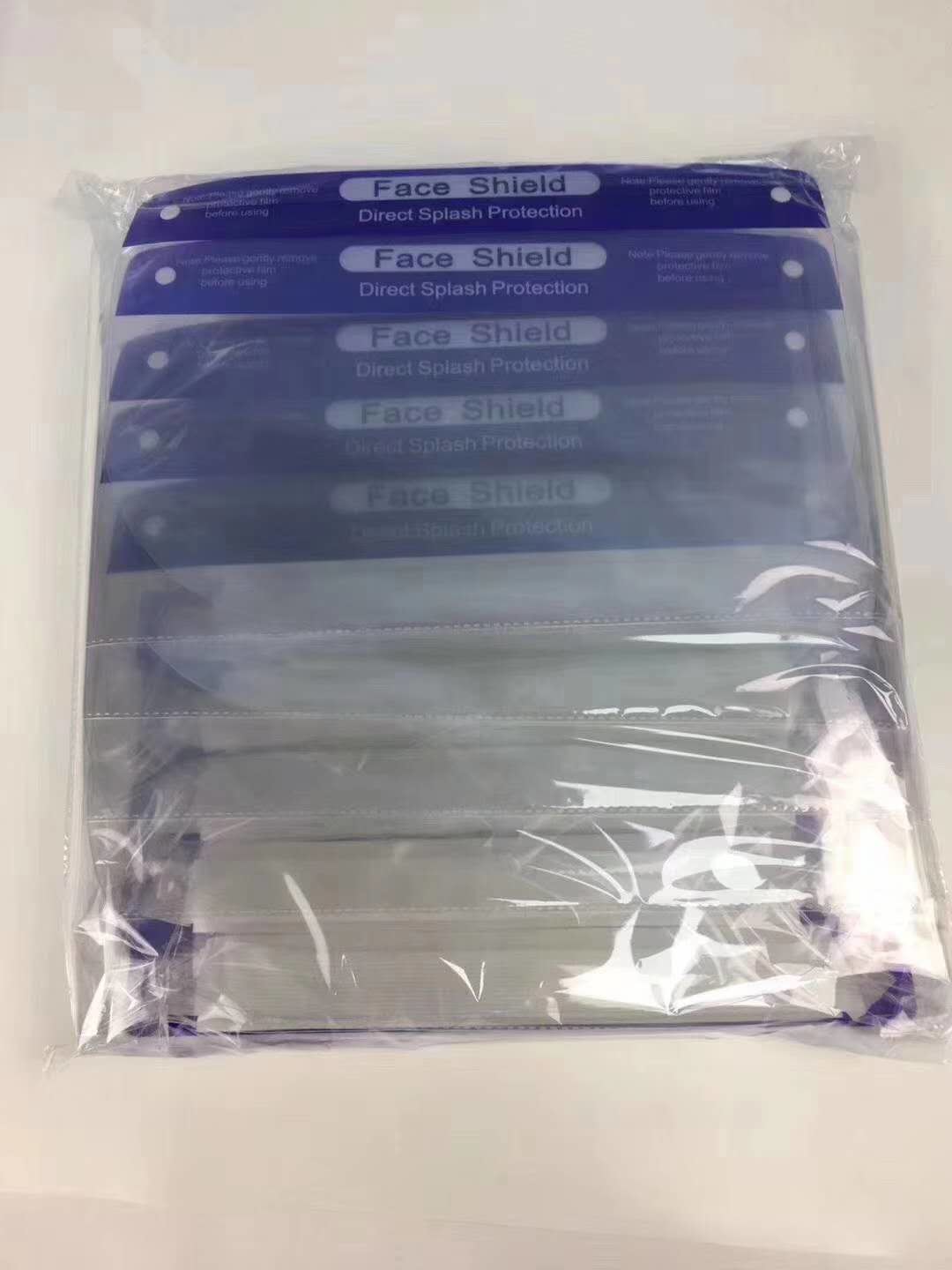 Transparent Disposable Face Shield Safety Face Splash Shield Anti Bacteria