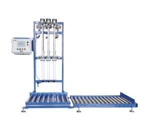 China Automatic Stainless Steel Capping Automatic Weighing And Filling Machine factory