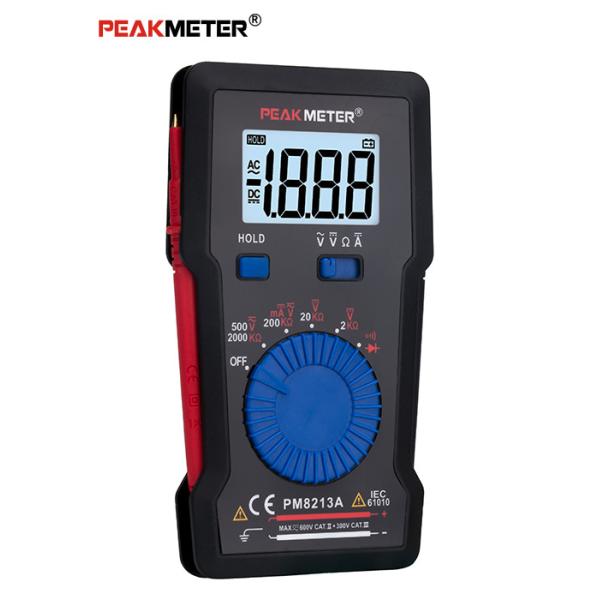 Multifunctional Digital Volt Ohm Meter , Manual Range Digital Multi Meter