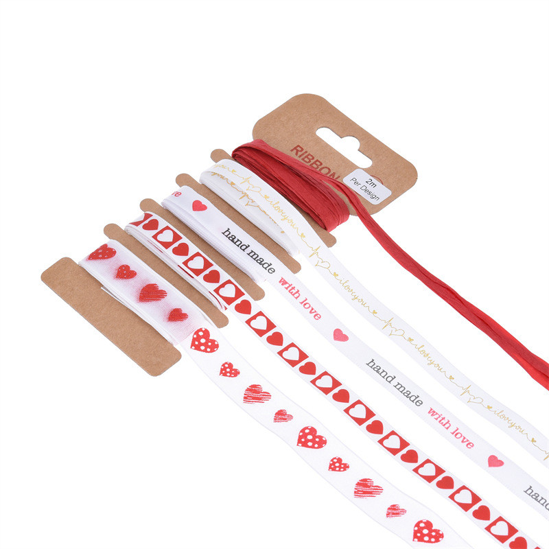 4mm 10mm 15mm Printed Polyester Ribbon Custom Printed Ribbon With Logo
