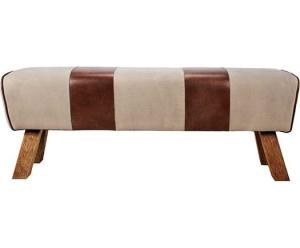 China Leather And Canvas Pommel Horse Bench Vintage Leather Bench factory