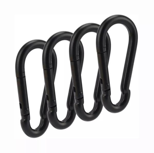 Precision Casting Technology Stainless Steel Snap Hook with Black Zinc Plated