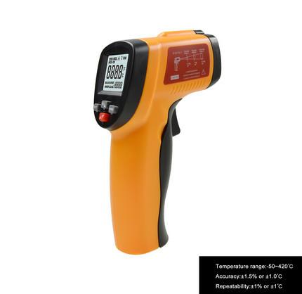 Handheld Infrared Thermometer, Laser Non contact Backlight IR thermometer IR300E