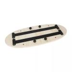 Custom Pattern Fitness Wooden Training 29 Inch Wobble Balance Board Wood Roller