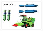 Double Acting Welded Farm Hydraulic Cylinders with Piston -40℃ to 80℃ Temperatur