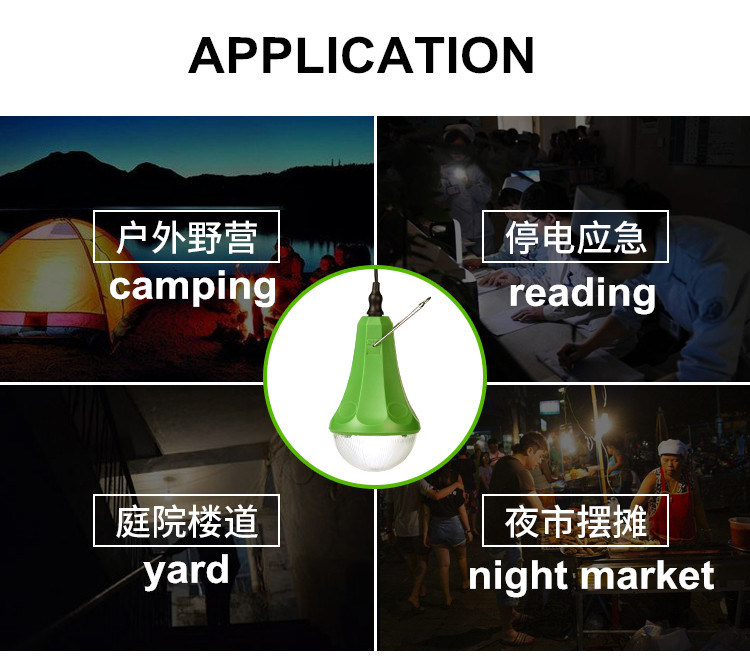 Solar Powered LED Shed Light with Remote Control Solar Home Lighting System