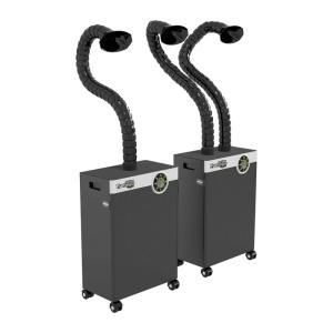 China Welding Soldering Fume Extractor 0.3um 99.97% Filtering Efficiency With Single Arm factory