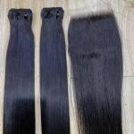 Super Double Drawn Virgin Hair Raw Indian Hair Human Hair Weave Bundles Bone