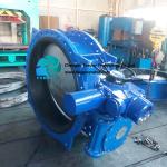 Electric Remote Control Automatic Butterfly Valve For Hydropower Plant