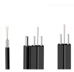 Outdoor Indoor Optical Fiber Cable Single Mode G657A2 FTTH Tap Cable