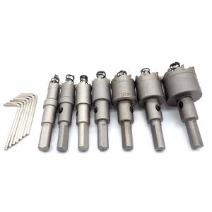 China 7pcs 14-35mm Tungsten Carbide Tipped Hole Saw Set factory