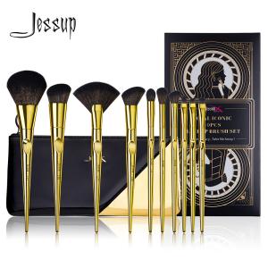 China Jessup 10pcs Basic Makeup Brushes Set factory