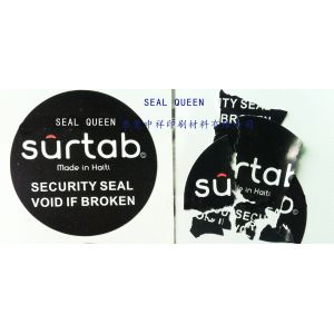 Eggshell Sticker Destructive Warranty Vinyl Label For Packaging