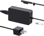 Black Microsoft Surface 65w Power Supply Adapter Book Charger