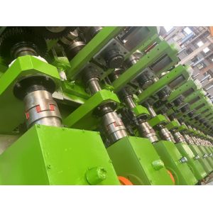 PLC Controlled Solar PV Roll Forming Machine with Servo Motor