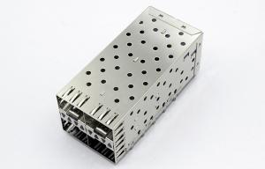 China 2x2 Sfp Cage Connector Fibre Channel And Gigabit Ethernet TMSFPX22EXXX3 factory