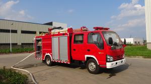 China 96KW Mini Rescue Fire Trucks With Water Foam Powder Multifunctional factory