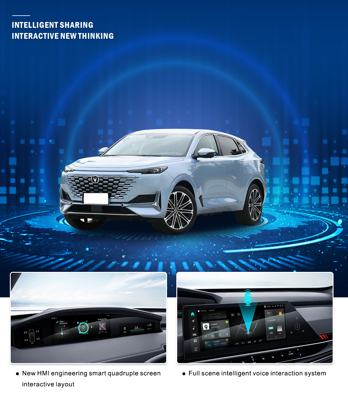 Chang An UNIK 2.0T 2024 EV The Perfect Solution for Your Business All Uni-k Electric Vehicle Pure Electric Car STOCK YES