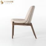 Mid Century Upholstered Ultra Modern Dining Chairs French Modern Style H91cm