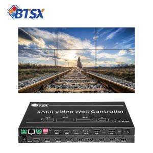 4K60 Video Wall Controller with Full Screen Rotation and Infrared Remote Control