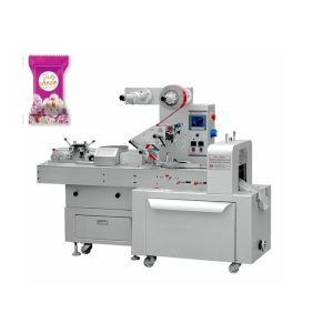 China Commerical Automatic Swiss Candy Fold Wrapping Machine / Candy Packaging Equipment on sale